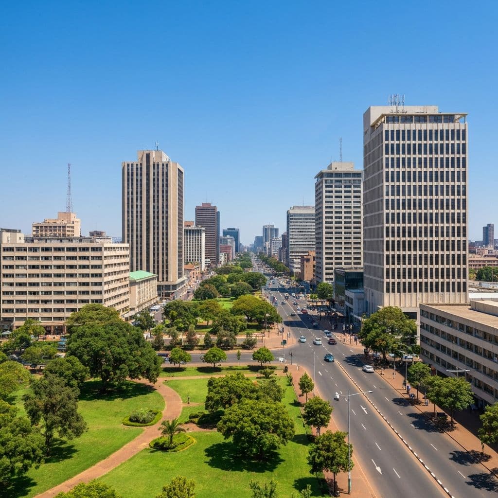 Harare Zimbabwe city centre
