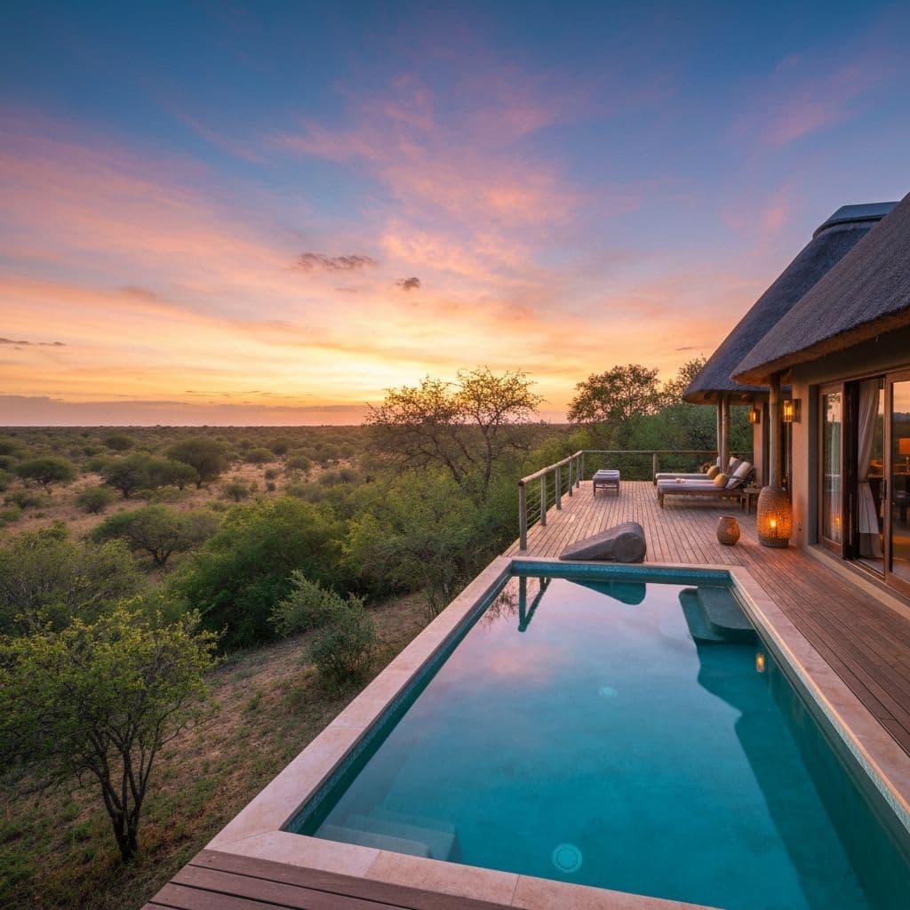 Luxury safari lodge accommodation
